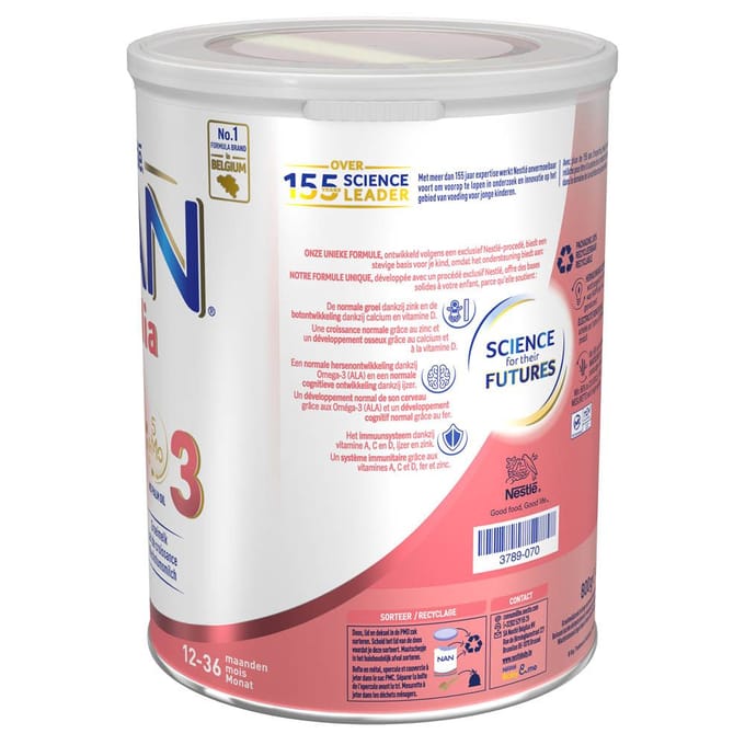 Nan Evolia 3 Groeimelk Baby 1+ Jaar 800g