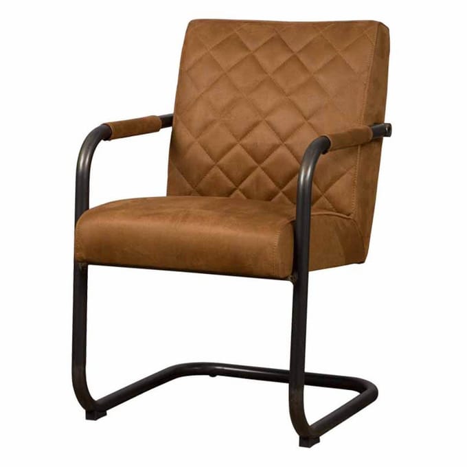 Tower Living Armstoel Civo Bull Cognac