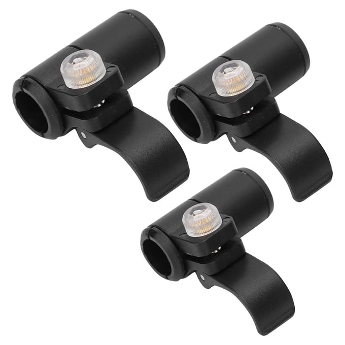 18 16 14mm Klimstok Stok Externe Vergrendeling Wandelstok Snelvergrendeling voor Bergbeklimmen black