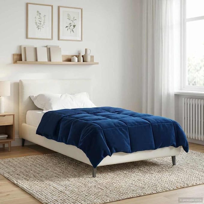 vidaXL - Zomer - Deken - 135 - x - 220 - cm - Zomer - Microvezel - (100% - polyester)