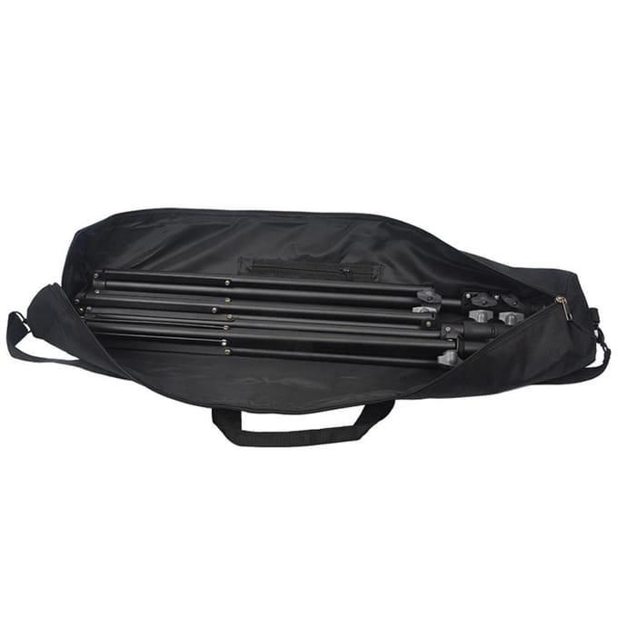 Gewatteerde Statieftas Heavy Duty Fotografie Statieftas met Schouderriem en Handvat 70 Pcs black