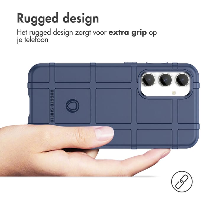 imoshion Rugged Shield Backcover voor de Samsung Galaxy S23 FE - Donkerblauw