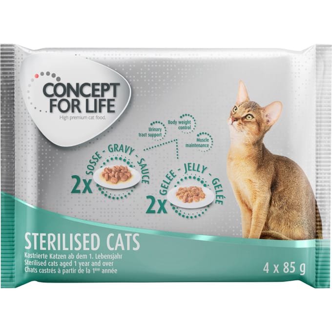 Concept for Life Probeerpakket 4 x 85 g - Sterilised