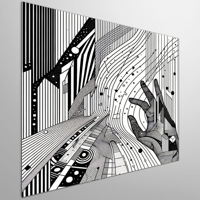 Kunstprint | Wanddecoratie | Dibond | 80 × 80 cm