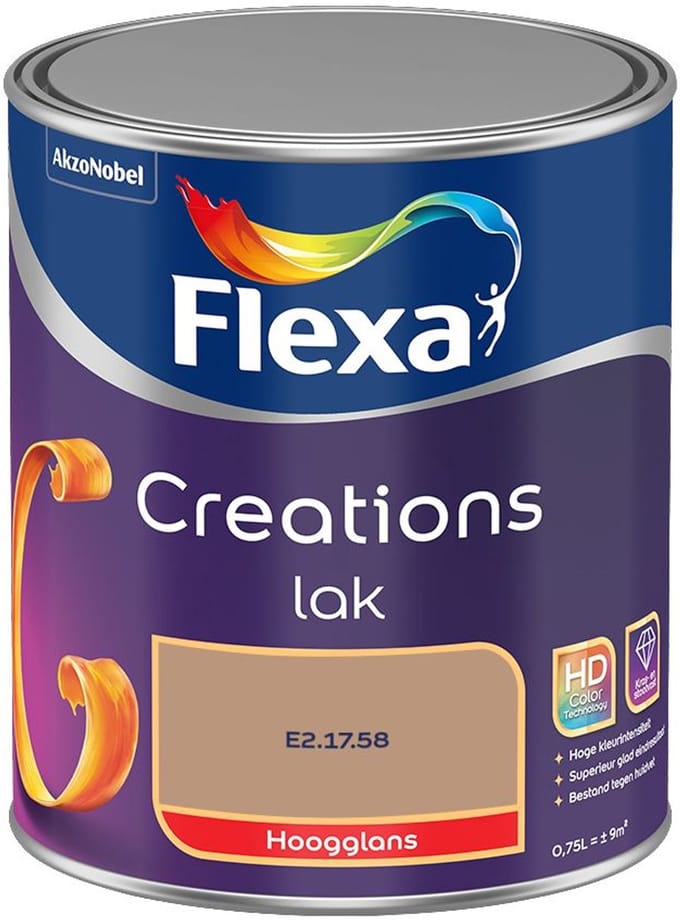 Flexa - Creations Lak Hoogglans - E2.17.58 - Mengverf - 750 Ml