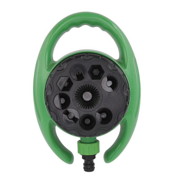 Water Sproeier Multifunctioneel Lichtgewicht Gazon Sproeier met 8 Sproei Modes voor Tuin black