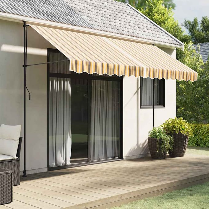 vidaXL - Vervangingsdoek - voor - luifel - 350x250 - cm - polyester - meerkleurig