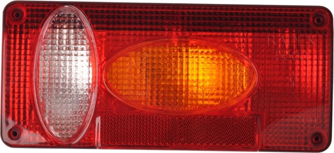 Achterlicht - Radex 5500 - rechts - 216x98x70 mm - losse draad aansluiting