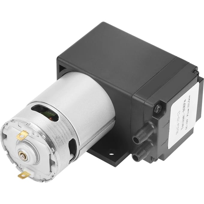 DC12V 12W Mini Kleine Olievrije Vacuümpomp ?80KPa Flow 12Lmin voor Gas