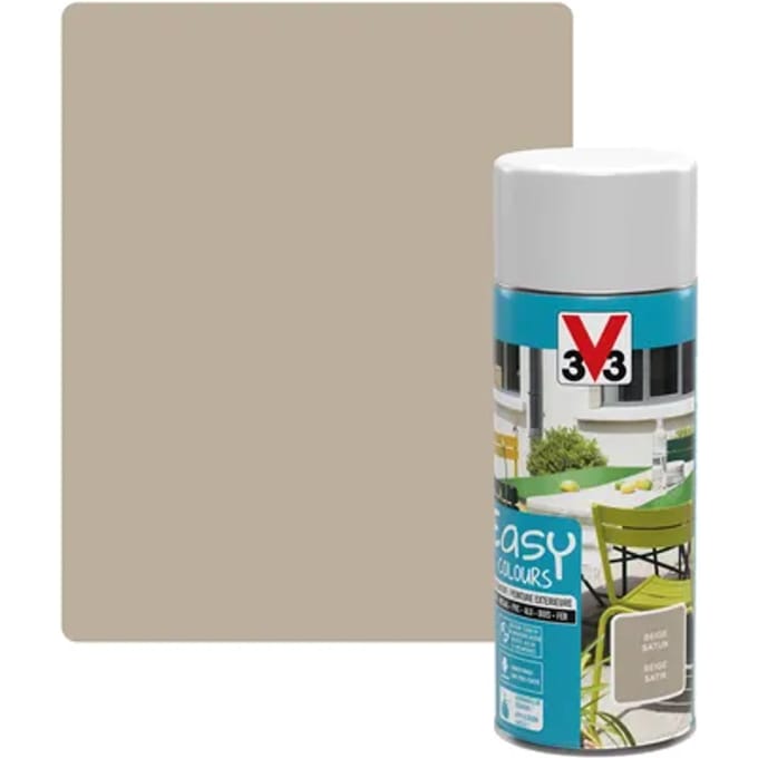 V33 Buitenverf Spuitbus Easy Colours Beige 400ml