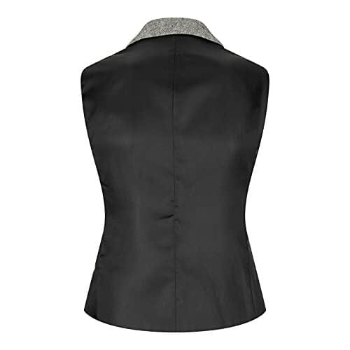 Dames Tweed jaren 1920 visgraat lichtgrijs gilet