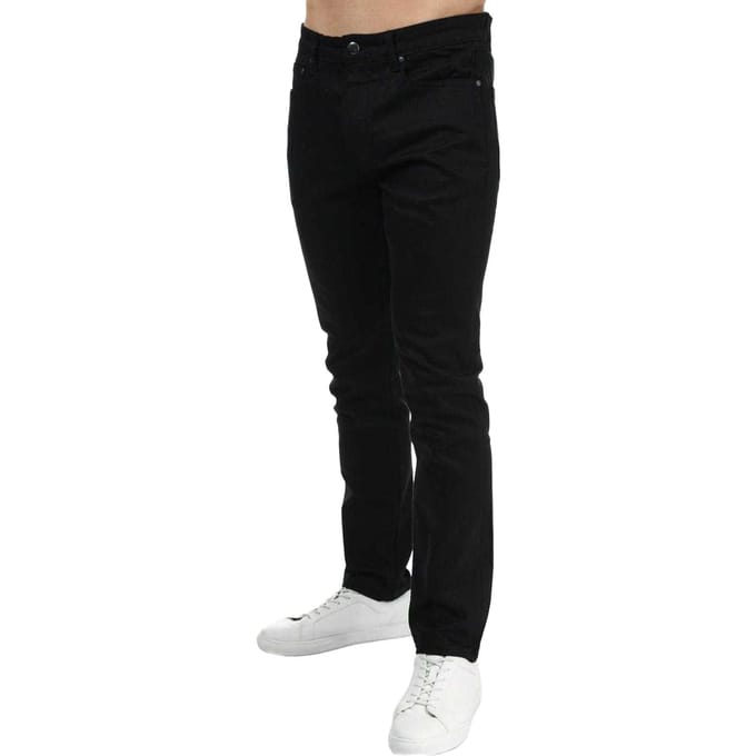 Weekend Offender Heren Tapered Jeans (Zwart)