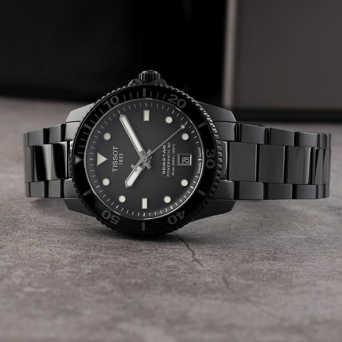 Tissot Roestvrij Staal Grijs Wijzerplaat Heren Mode Horloge T120.807.33.051.00 grijze kleur