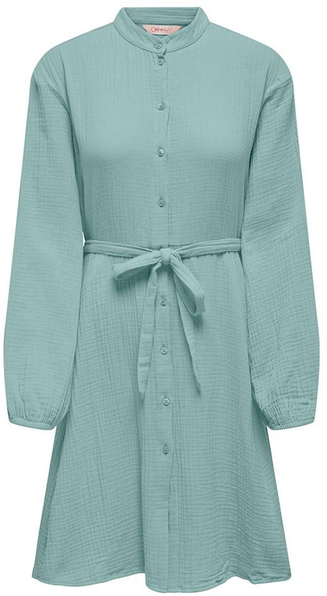 ONLY - ONLTHYRA LS BUTTON BELT DRESS WVN CS - Meisjes - Mini jurken