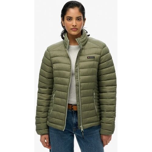 Superdry Gewatteerd Fuji Lite Jack Groen Grootte: 46