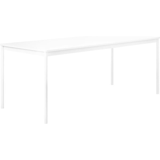 Muuto - Base tafel - wit laminaat - wit - gelakte kanten - L