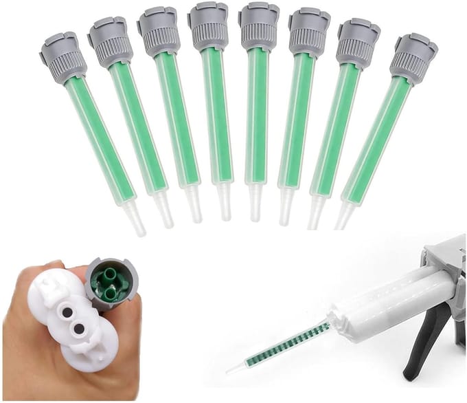 20 Stuks Static Mixing Nozzles voor Epoxy, 2-Componenten Lijm en Mengtubes - Vervangnozzles voor Efficiënte Mengresultaten