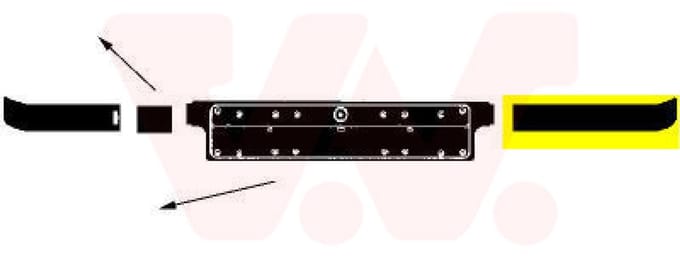 Van Wezel - BUMPERLIJST VOOR BMW 3 E36 1990-2000 51118146077