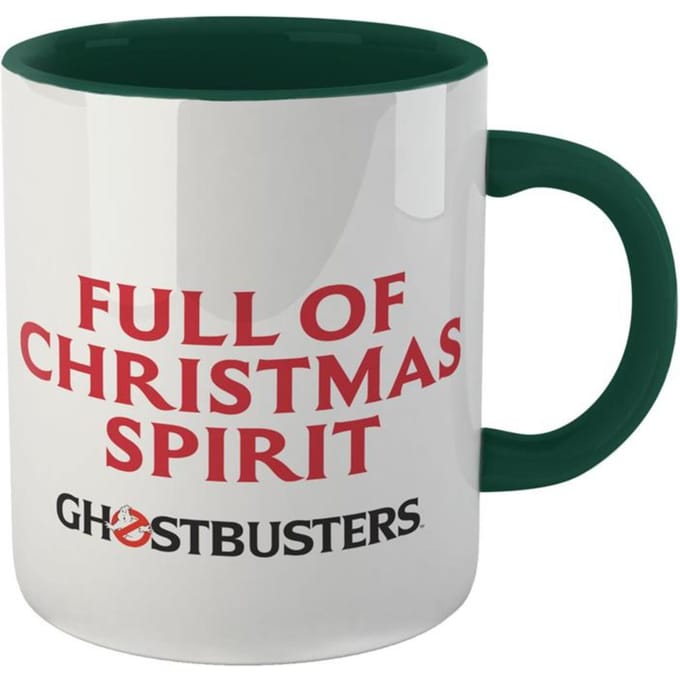 Ghostbusters Full Of Christmas Spirit Mug - Green