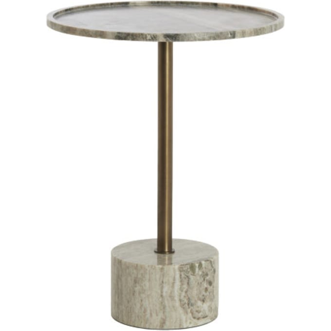 Light & Living - Bijzettafel CIVITA - Ø37x49 cm - Bruin