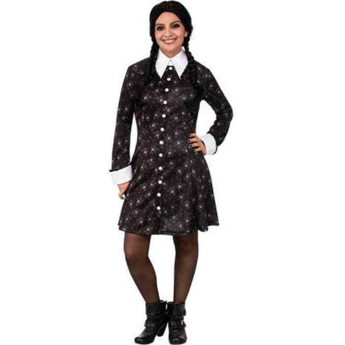 Wednesday Addams Young Adult jurk M Feestkleding