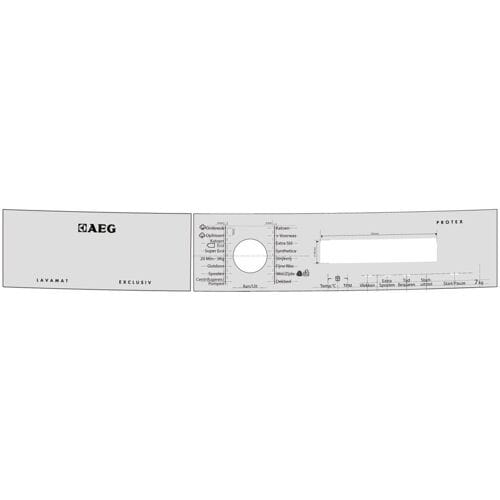 AEG inleg, controlepaneel, AEG 140035572019