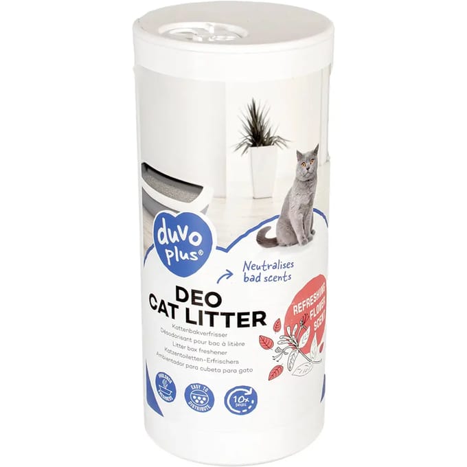 Duvo+ Kattenbakverfrisser bloemengeur 400 gram