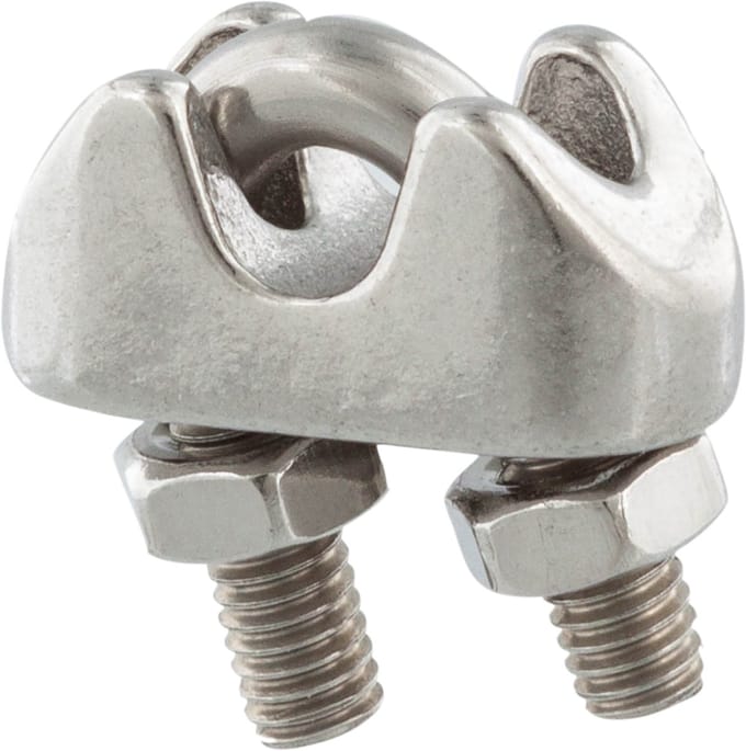 Starx staaldraadklem - 3 mm - RVS