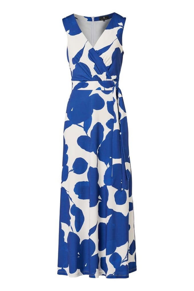 Reggy Print Jurk Navy / Off White