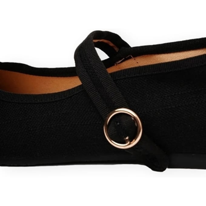 Ballerina's Paez Mary Jane W - Linen Black
