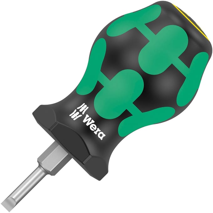 Wera 05008840001 Stubby Carburateurschroevendraaier - Sleuf - 3,5 x 25mm - 355