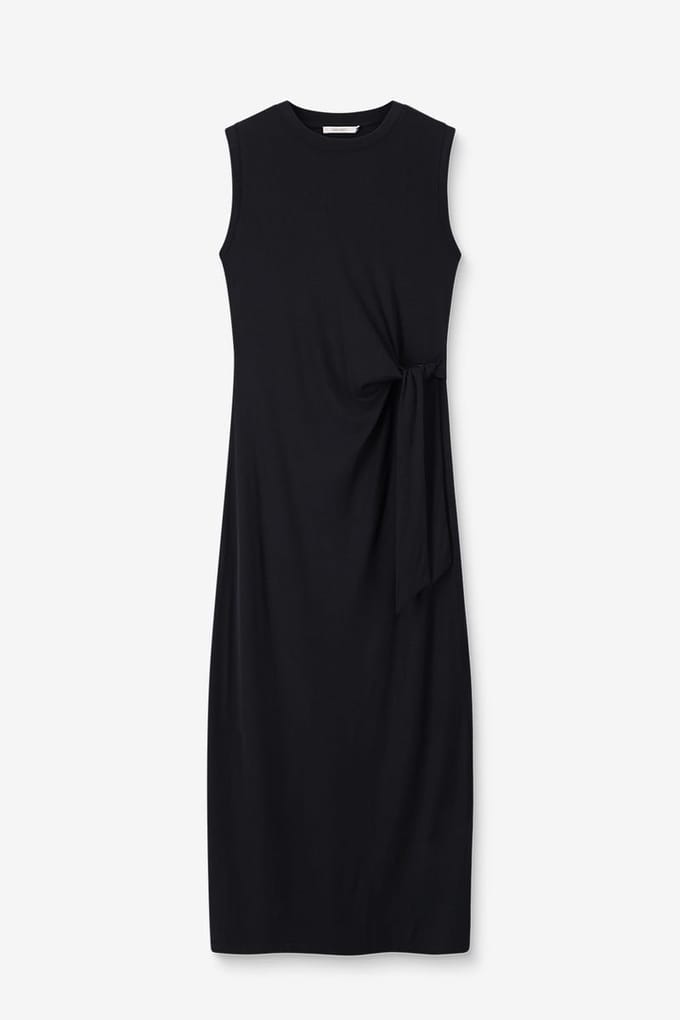 Sissy-Boy - Zwarte rib jersey jurk