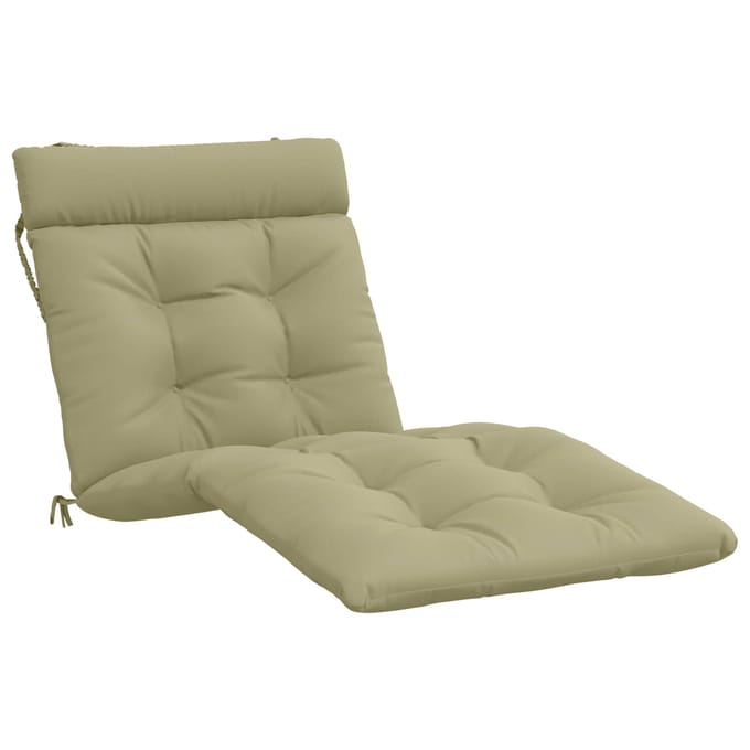vidaXL - Ligstoel - Kussen - VIANEN - 100% - Polyester - Lichtgroen