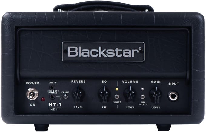 Blackstar HT-1RH MKIII - 1w, Buizen Gitaarversterker top - zwart