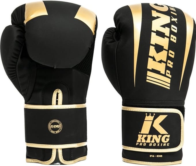 King Pro Boxing KPB/REVO 6 Bokshandschoenen Zwart Goud