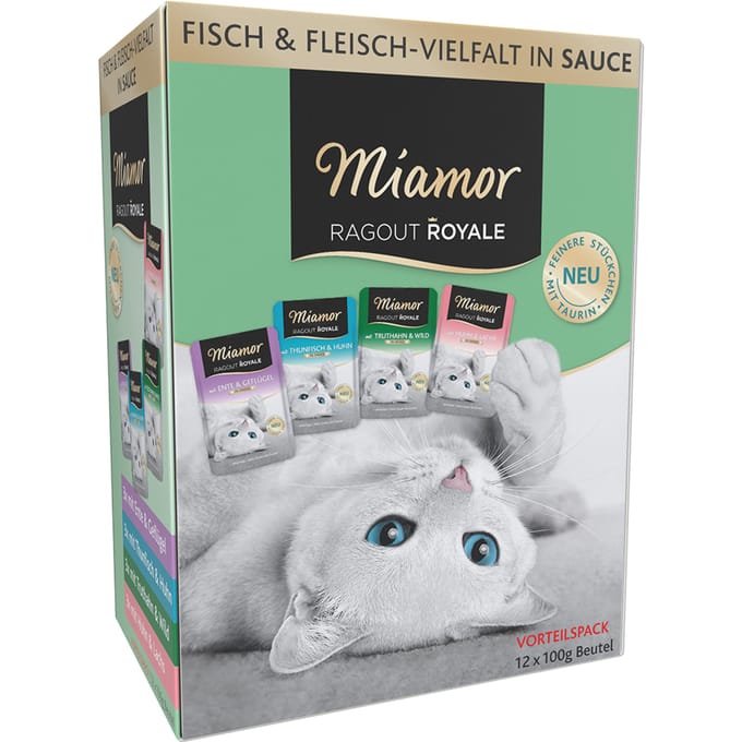 Miamor - Ragout Royale Multipack 12x100g - Vis & Vlees Variatie in Saus