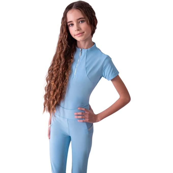 Technisch rijshirt voor meisjes JD Attack Catty
