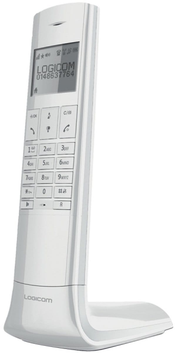 Logicom Luxia 150 Solo Draadloos antwoordapparaat Wit grijs
