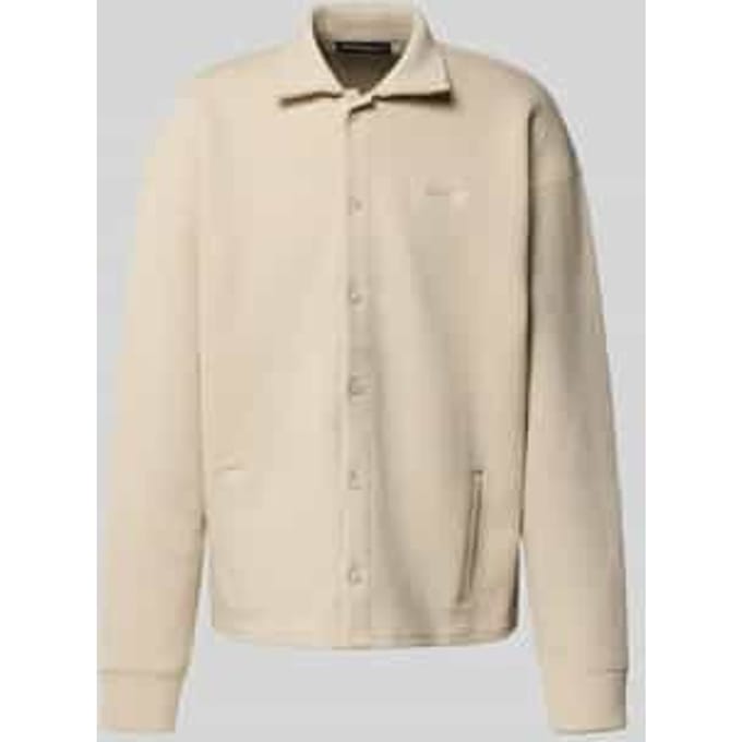 Relaxed fit overhemdjack met steekzakken, model 'Tate'