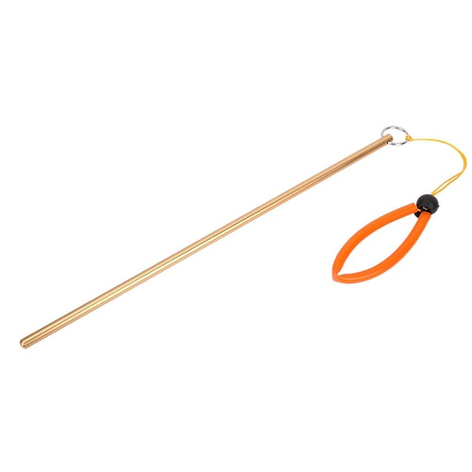 Duiken Aluminiumlegering Kietelstok met Meting & Lanyard Gold