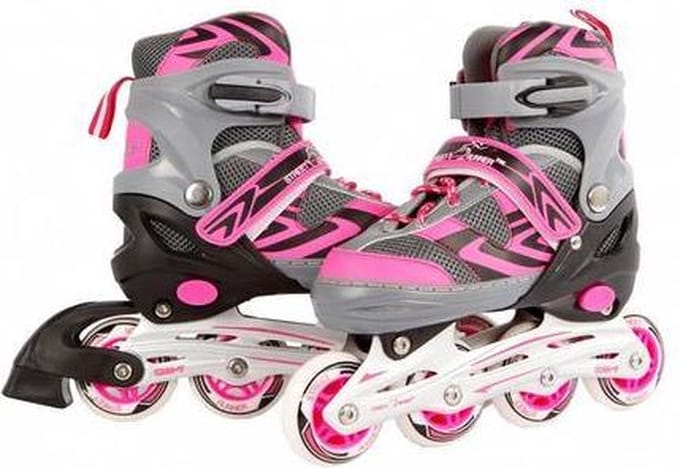 Skates Roze 29-32 - Skates Meisjes Verstelbaar