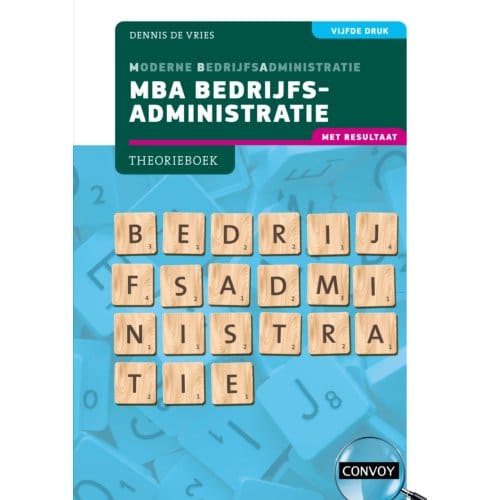 Mba Bedrijfsadministratie Met Resultaat - D. de Vries