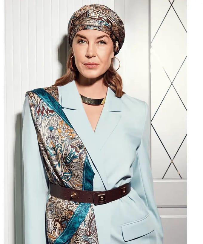 silk scharf - bella ballou - christine headwear - chemo - alopecia