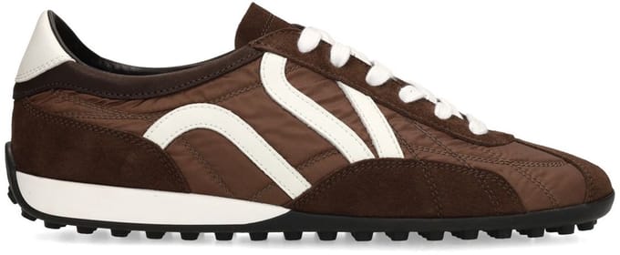 Sacha - Dames - Donkerbruine suède sneakers - Maat 40