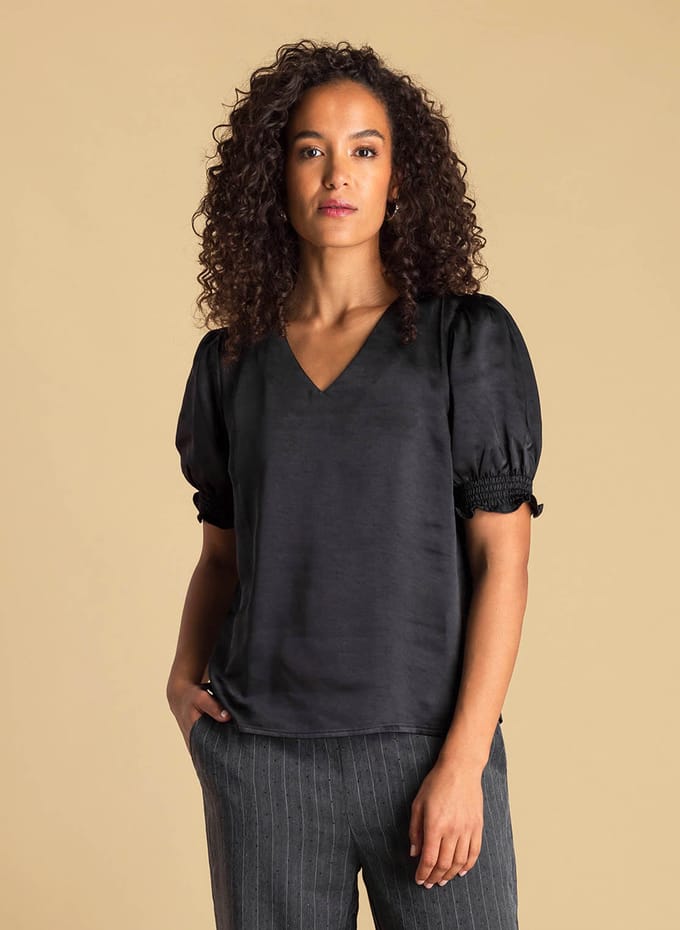 IVY BEAU Asya Tops - Black - maat 40