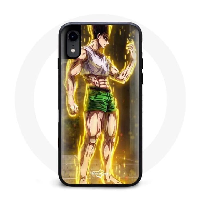 Coque pour Iphone XS - Hunter x Hunter - Gon Freecss - Souple - Noir - Anime