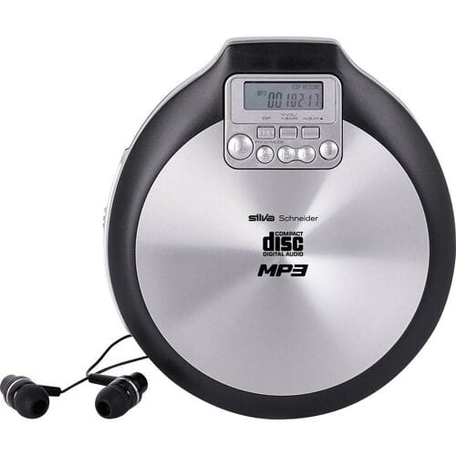 Silva Schneider MCD 50 Discman CD, CD-R, CD-RW, MP3 Stofvast Zwart