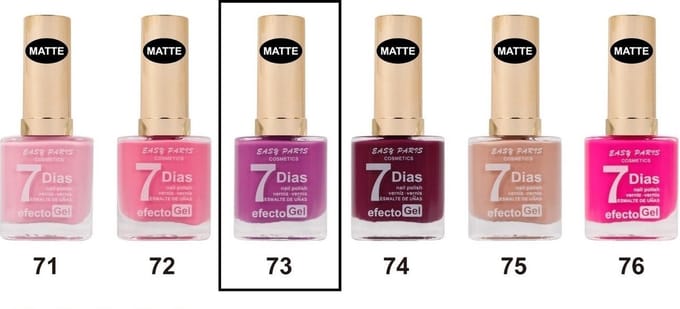 Easy Paris - Nagellak - Mat Purper Cyclaam - 1 flesje met 13 ml inhoud - Nummer 073