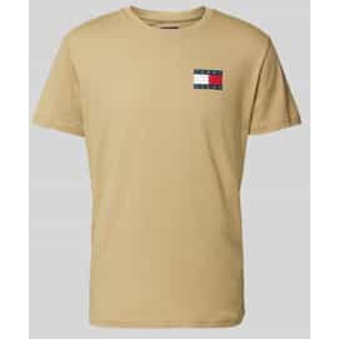 T-shirt met labelprint