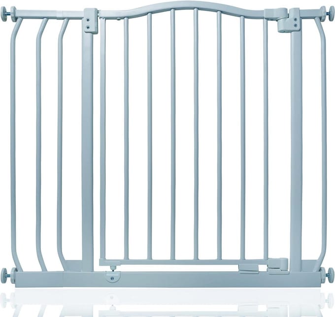 Safetots Klemhekje met Gebogen Bovenkant, 80cm - 89cm, Mat Grijs